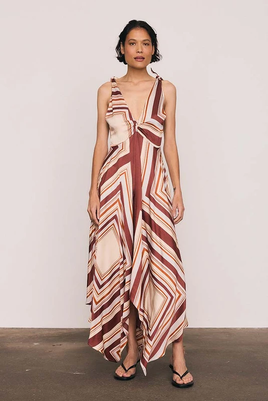Scarf Dress in Multi