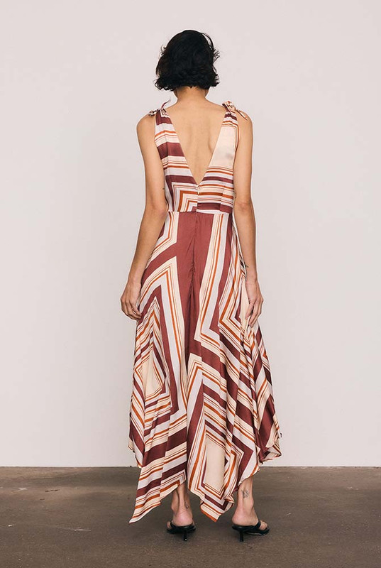 Scarf Dress in Multi