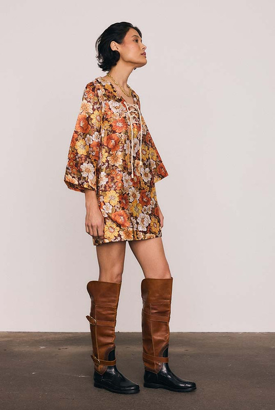 Blair Shift Mini Dress in Multi