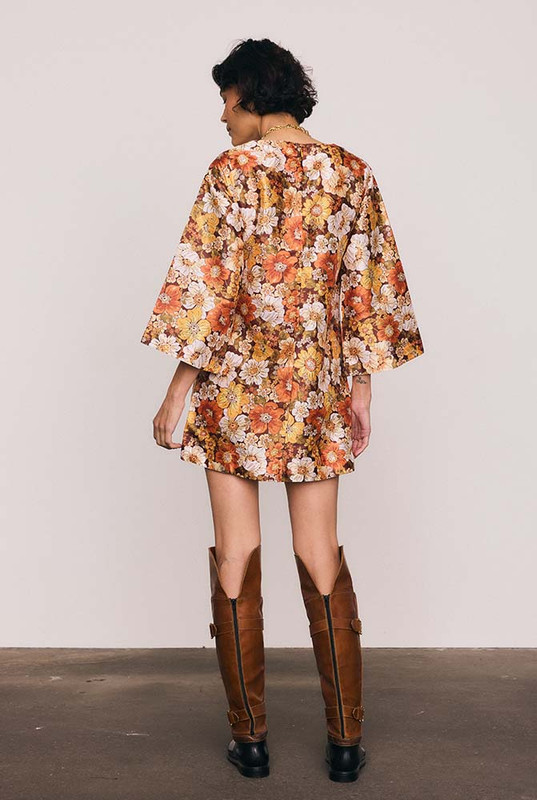 Blair Shift Mini Dress in Multi