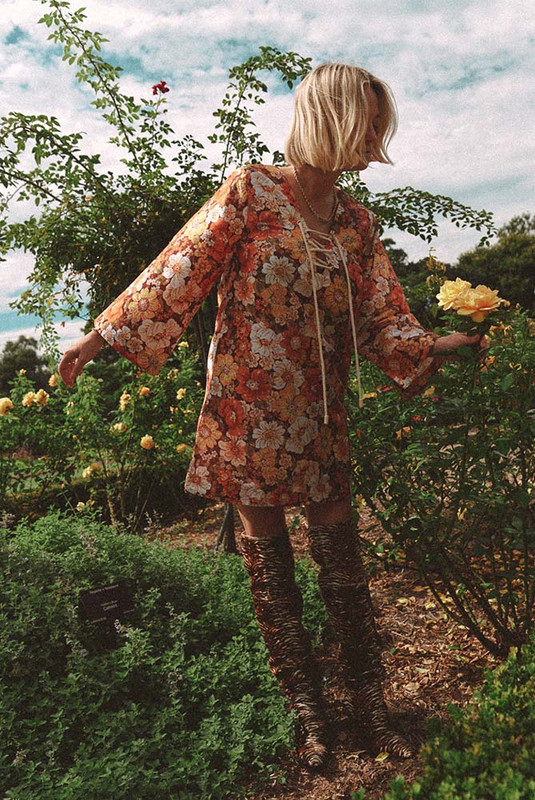 Blair Shift Mini Dress in Multi