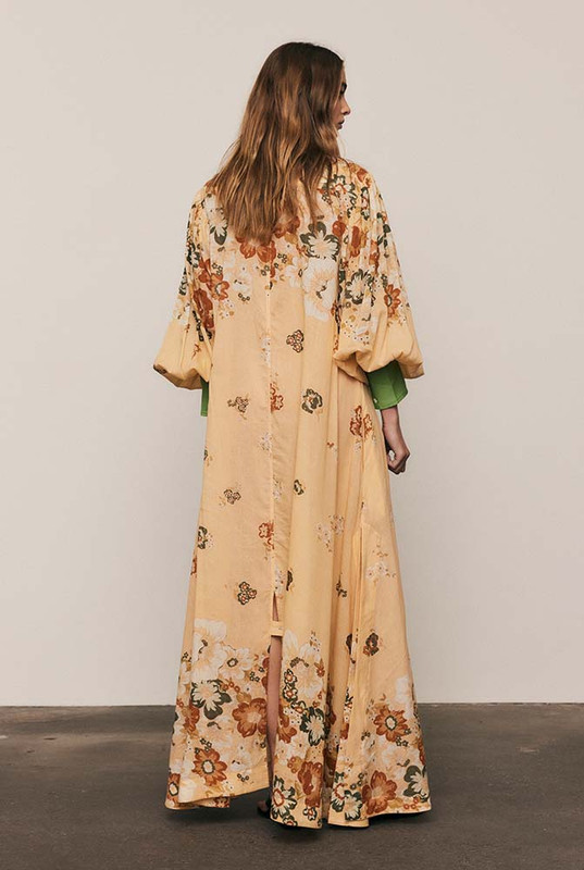 Blair Billow Sleeve Shirt Dress in Multi