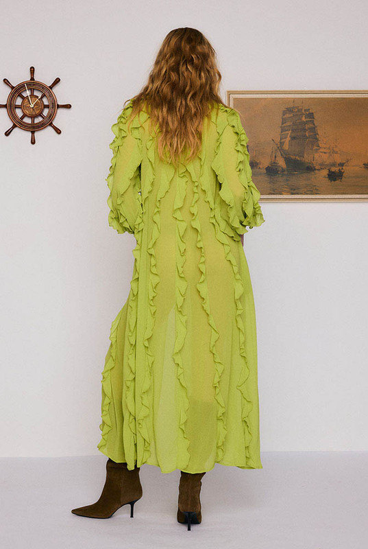 Sunray Maxi Dress in Citrus