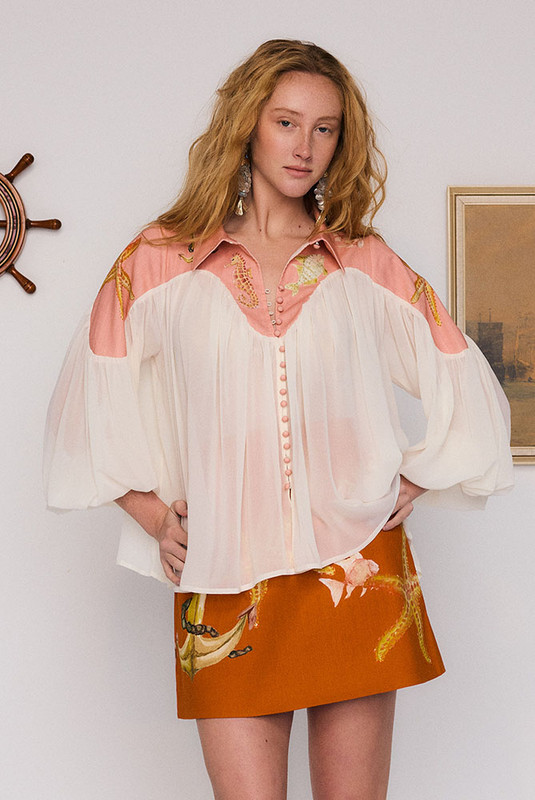 Prudence Blouse in Cream