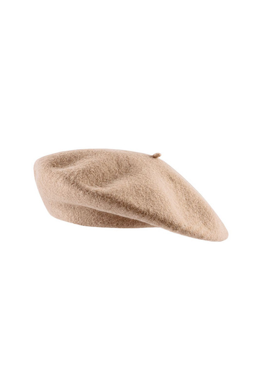 Felted Beret in Oat