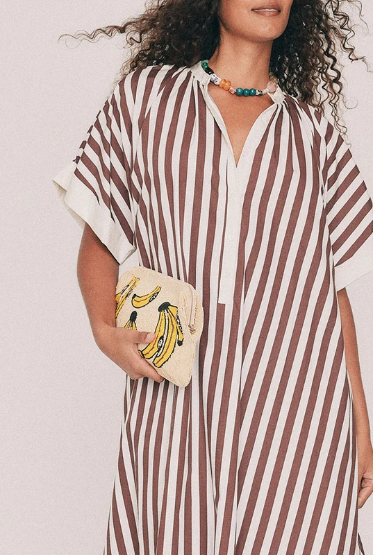 Banana Clutch in Cream