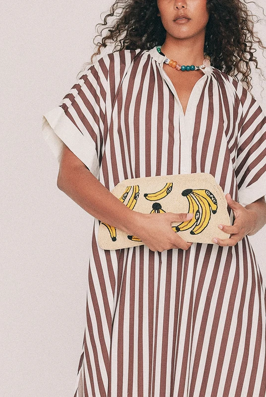 Banana Clutch in Cream