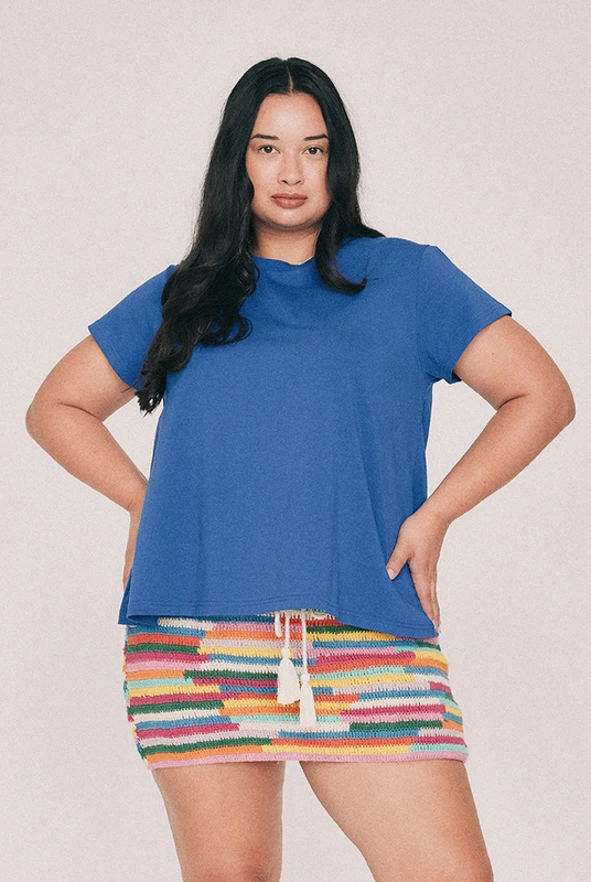 Swing Tee in Navy