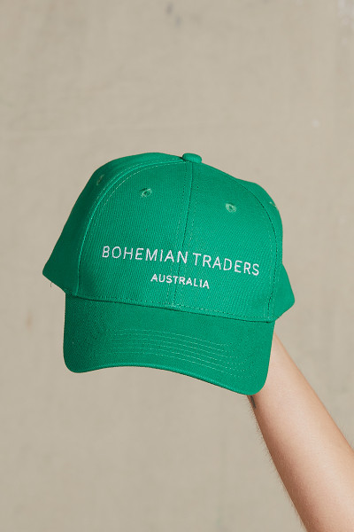 Bohemian Traders Canvas Cap in Green Bohemian Traders Canvas Cap in Green