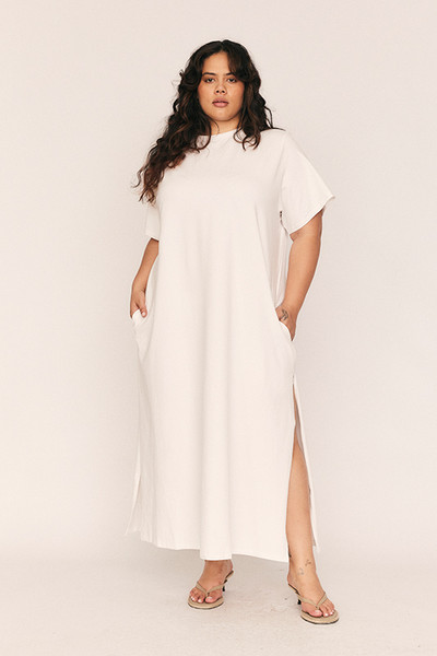 T-Shirt Dress in White