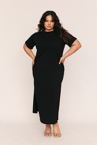 T-Shirt Dress in Black