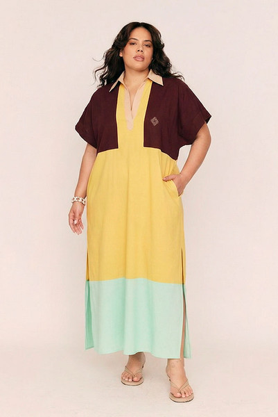 Rugby Jersey Dress in Spliced