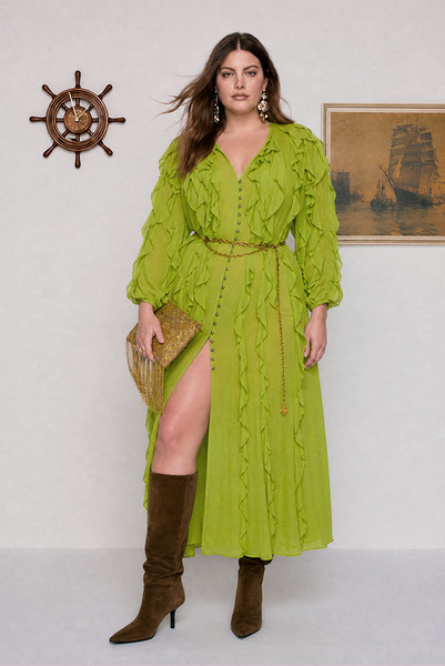 Sunray Maxi Dress in Citrus