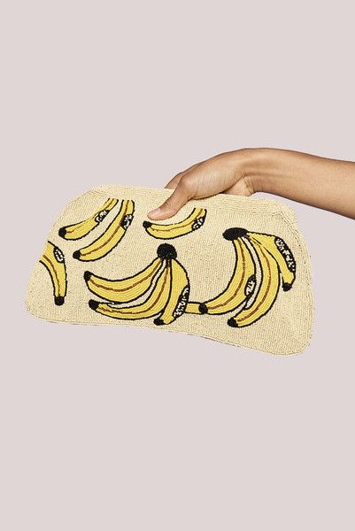 Banana Clutch in Cream
