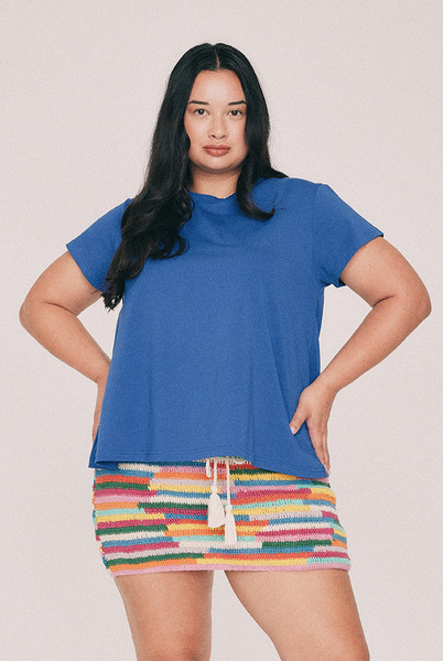 Swing Tee in Navy