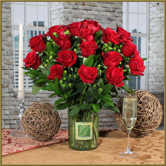 rose red２個オーダーブーケ完成 フラワーブーケ -ロゼワイン- 【オリジナルボックス付き】 | 山梨県の