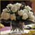 White Rose Cube Centerpiece