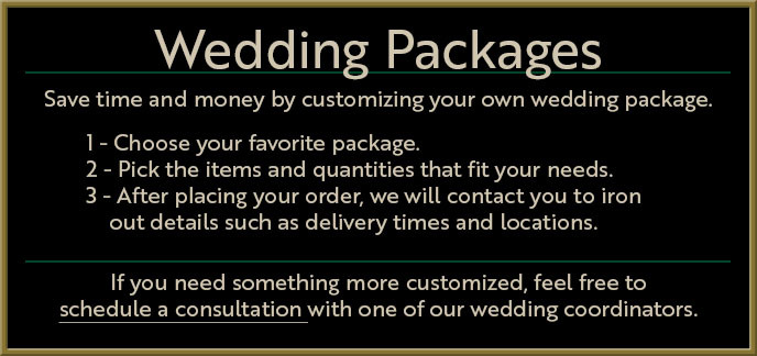 Wedding Package Instructions