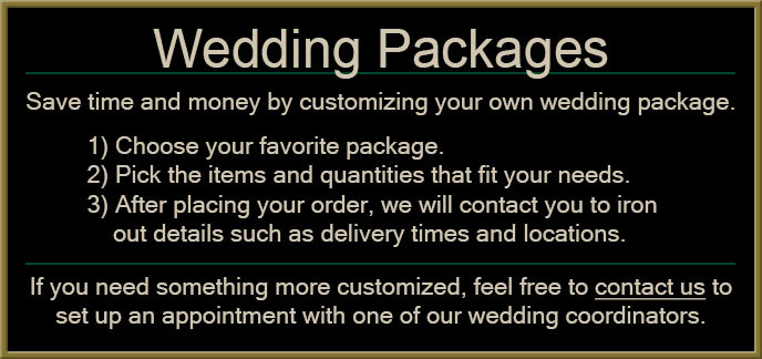 Wedding Package Instructions