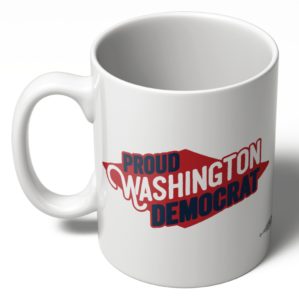 Proud Washington Democrat (11oz Ceramic Mug)