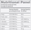 AUSMIC 100% Humic 30ml - Nutrition Information Panel