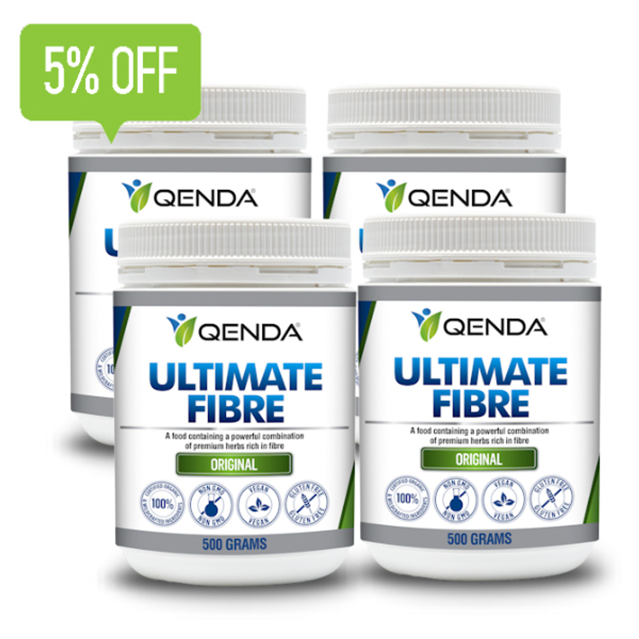 4 Pack - Qenda Ultimate Fibre - 5% Discount