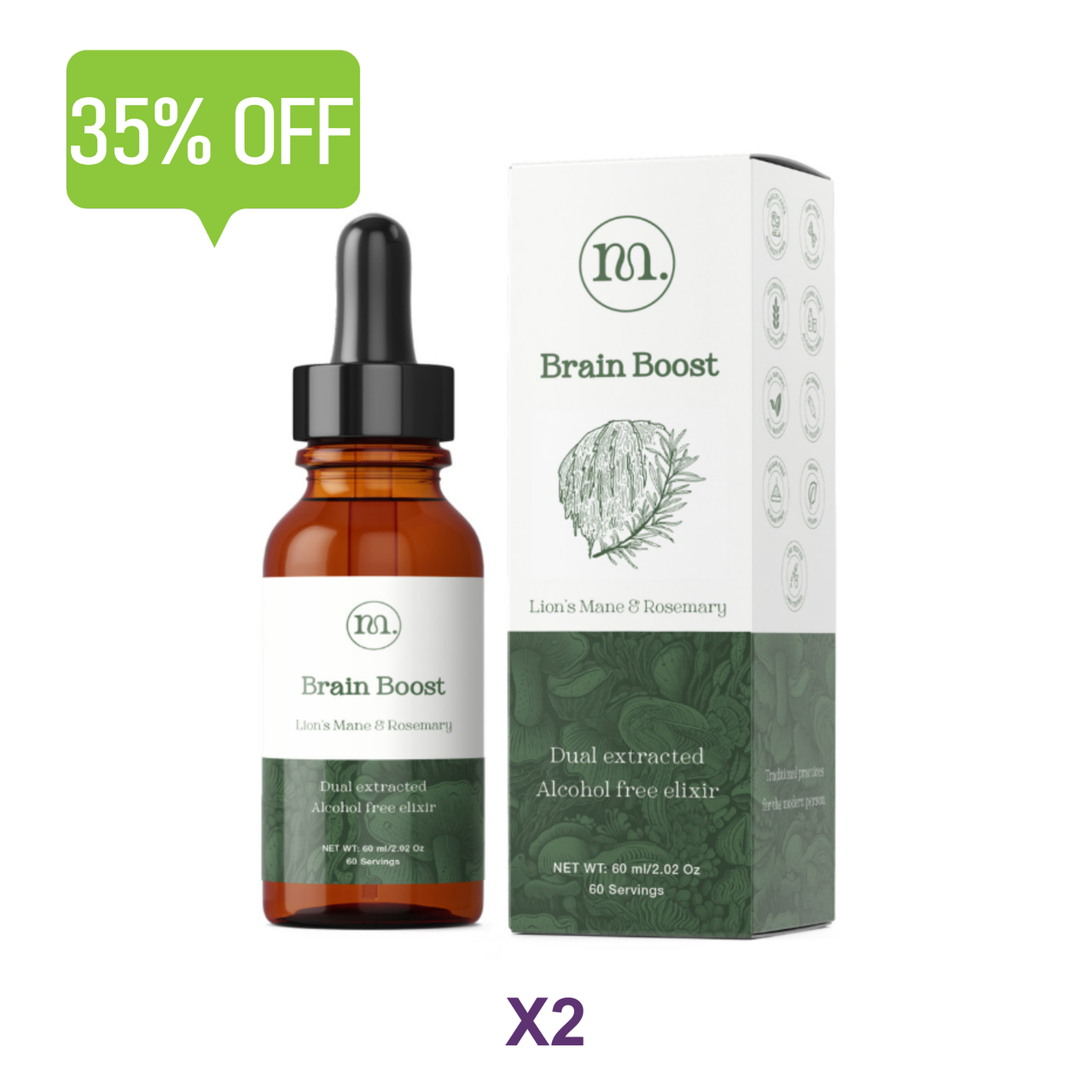 2X Mushify Brain Boost 60ml