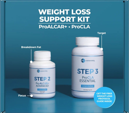 PC Laboratories Weight Loss Support Kit - ProALCAR+ & ProCLA Essential Box