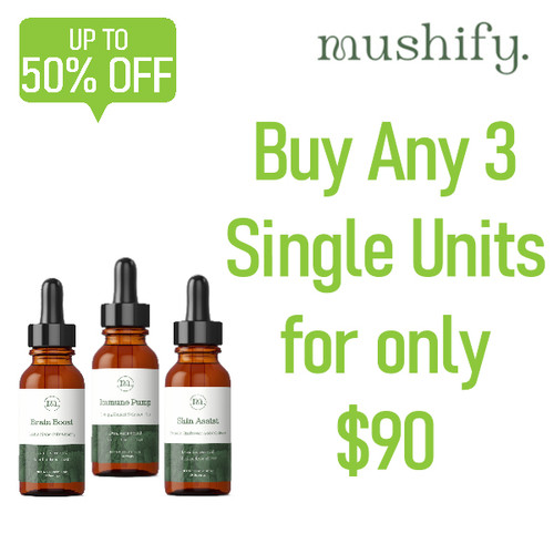 Buy Any 3 Mushify Single Units For Only $90