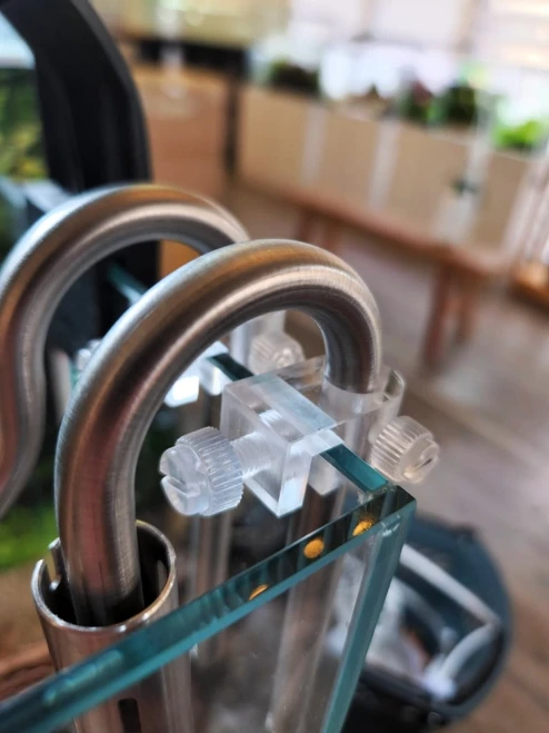 TRU Mini Acrylic Lilypipe Holders Clamp  (Pair)