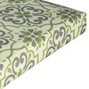 Elm Outdoor Seat Pad Cushions - Green Floral ( Sets of 4 )