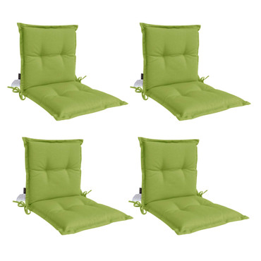 Shop Panama Midback Outdoor Flanged Cushion Online - Green (Set of 4)
