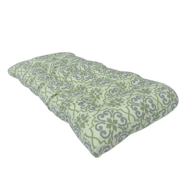 Shop Lovebird Outdoor Bench Cushion 120cm Online  - Green Floral