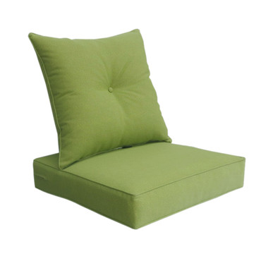 Shop Gala Deep Seat Cushion with Button Set Online - Green