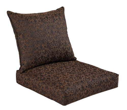 Shop Affair Deep Seat Cushion Set Online  - Brown Damask