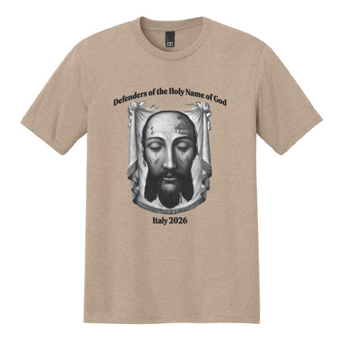 Holy Face PILGRIM - Men's Short Sleeve Triblend Tee