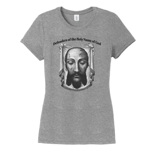 Holy Face APOSTOLATE - Women's Short Sleeve Triblend Tee