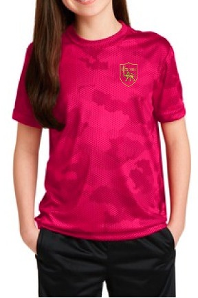 STM Girls Camohex Shirt - Pink
