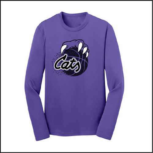 AWest Basketball Youth Long Sleeve Shooter Shirt Tech