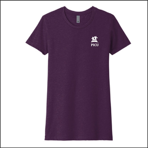 RMHC Women's Plum Short Sleeve Tee - Left Chest