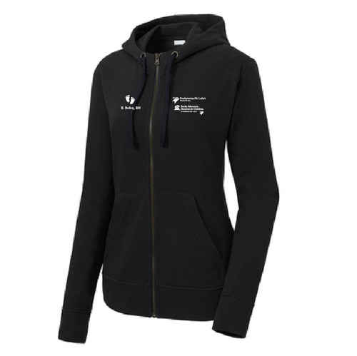 RMHC PSL Women's Full Zip Triblend Fleece Hoodie - Embroidered Logo