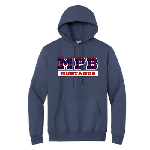 MPB Unisex Plaid Hooded Sweatshirt