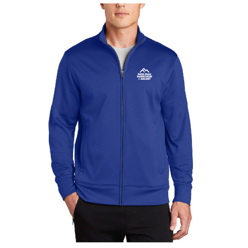 Pikes Peak - Men's Royal Blue Tech Fleece Full Zip (America's Ultimate Challenge)