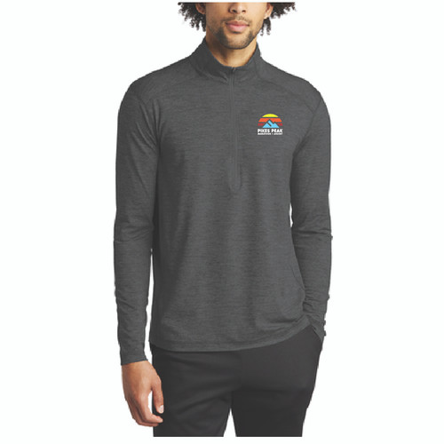 Pikes Peak - Men's Heather Charcoal Quarter Zip 5 Color 
