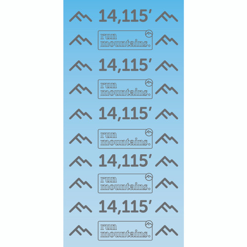 Pikes Peak - Blue Ombre Neck Gaither