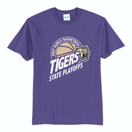 HF Basketball State Playoffs - Unisex Short Sleeve Basic Blend (2 Colors)