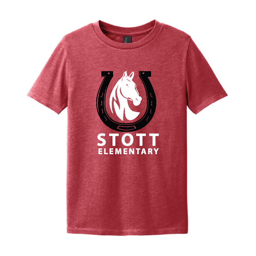 Stott Youth Short Sleeve Tee - Horseshoe Logo (2 colors)