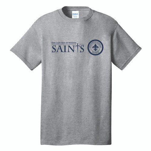 OLSW - Adult PE Uniform Athletic Heather Short Sleeve Tee