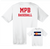 MPB Adult Baseball Mustang Flag Short Sleeve Shirt