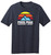 Pikes Peak - Men's Premium Blend Heather Navy Short Sleeve - 5 Color Logo